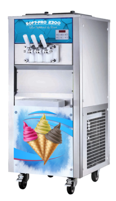 Lágyfagylaltgép SoftPro 2300 + ld-pumpa