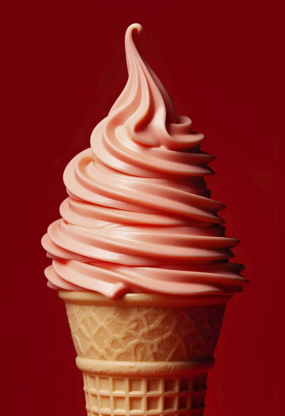 epres csavart fagylalt tölcsérben